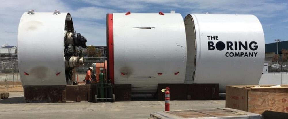 The Boring Company machine